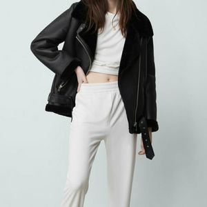 Zara Double-Faced Biker Jacket